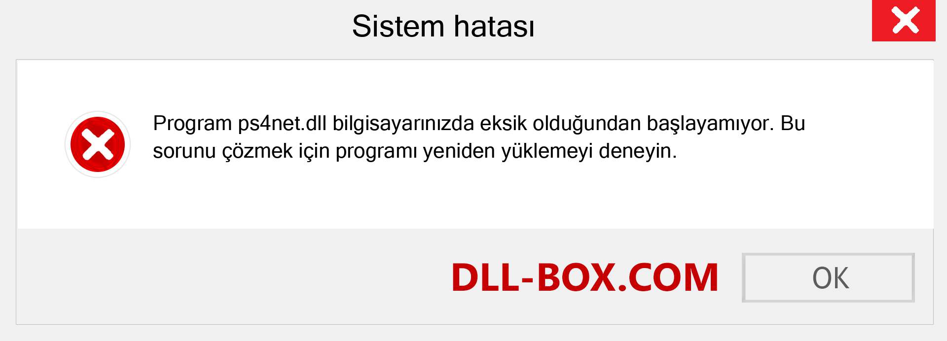 ps4net.dll dosyası eksik mi? Windows 7, 8, 10 için İndirin - Windows'ta ps4net dll Eksik Hatasını Düzeltin, fotoğraflar, resimler